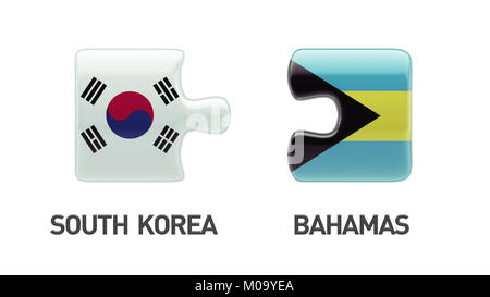 Länder mit hoher Auflösung Puzzle Konzept Stockfoto