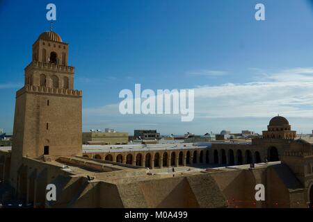 Große Moschee in Kairouan, Tunesien Stockfoto