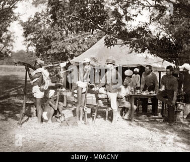 Tiger hunt Serie von Willoughby Wallace Hooper, 1837-1912, fotografiert 1870 Stockfoto