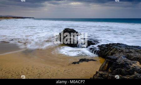 Piedra Playa, El Cotillo Beach, El Cotillo, Fuerteventura, Kanarische Inseln, Spanien Stockfoto