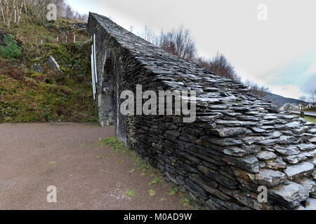 Ballachulish Schiefer arch und schiefe Ebene Stockfoto