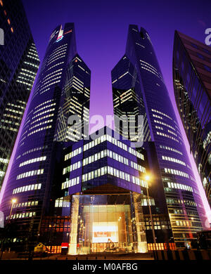 Financial District, La Defense, Paris, Frankreich Stockfoto