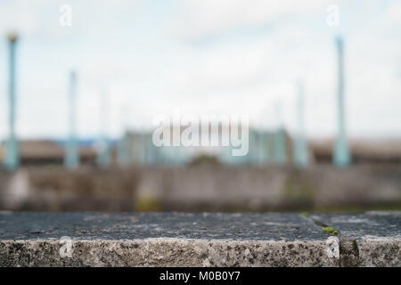 TALLINN, Estland - ca. Oktober 2017: alte Linnahall in Tallinn im kalten Herbst Tag Stockfoto