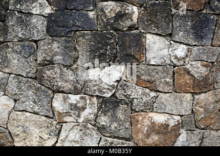 Alte Dirty Rock Wand Hintergrund Stockfoto