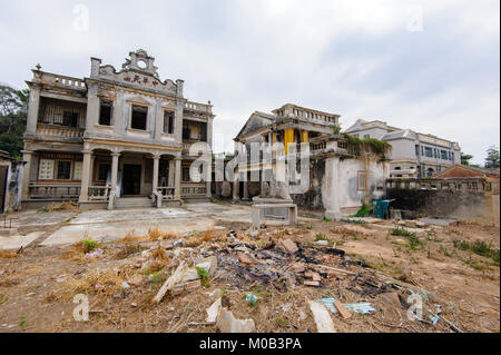 Ruine der westlichen Stil Haus in Kinmen Stockfoto