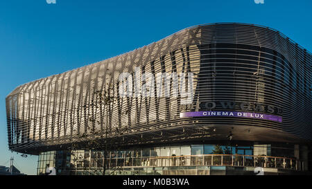 Southampton, Großbritannien - 15 Dezember 2017: Ein Schuß der Westquay Showcase Cinema in Southampton, Großbritannien. Stockfoto