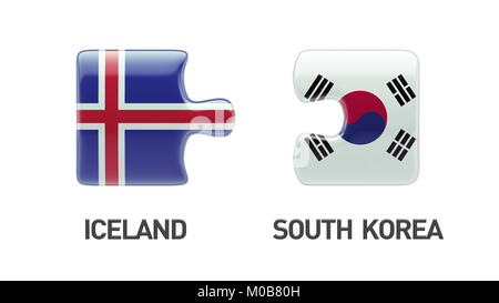 Länder mit hoher Auflösung Puzzle Konzept Stockfoto