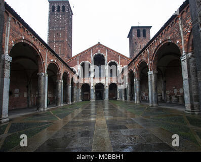 Schöne Basilika von Mailand, Italien, eine der ältesten Kirchen in der Stadt Stockfoto