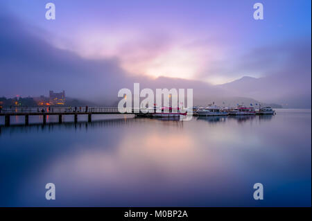 Landschaft von Sun Moon Lake in nantou, Taiwan Stockfoto