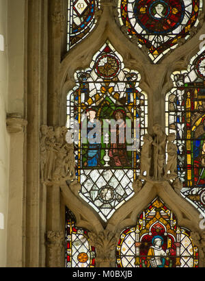 Dorchester Abbey, Dorchester auf Themse, Oxfordshire Stockfoto