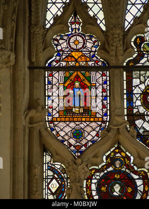 Dorchester Abbey, Dorchester auf Themse, Oxfordshire Stockfoto