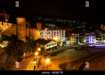 Tossa de Mar Stadt an der Costa Brava in Katalonien, Spanien Stockfoto