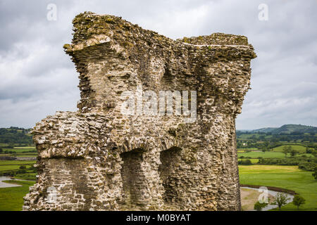 Dryslwyn Schloss, Carmarthen, South Wales Stockfoto