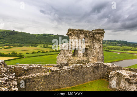 Dryslwyn Schloss, Carmarthen, South Wales Stockfoto