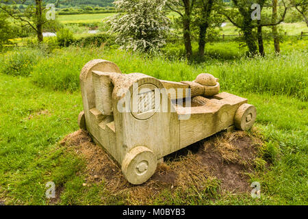 Dryslwyn Schloss, Carmarthen, South Wales Stockfoto