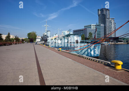 ORP Blyskawica Grom - Zerstörer in Gdynia, Polen, in der polnischen Marine während des Zweiten Weltkrieges diente Stockfoto