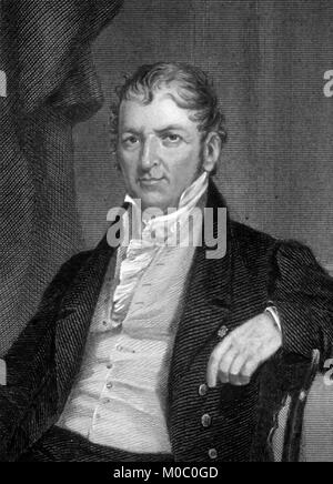 ELI WHITNEY (1765-1825) amerikanischer Erfinder der Cotton Gin Stockfoto