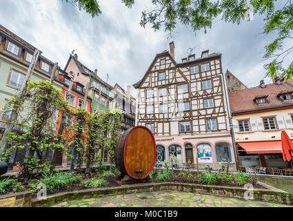 Wandern rund um die Stadt Straßburg Stockfoto