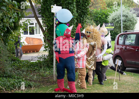 Pattingham Scarecrow Festival 2017 Stockfoto