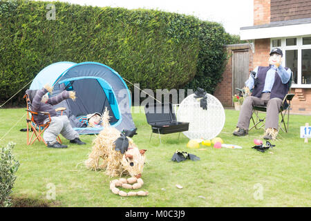 Pattingham Scarecrow Festival 2017 Stockfoto