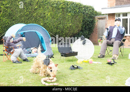 Pattingham Scarecrow Festival 2017 Stockfoto