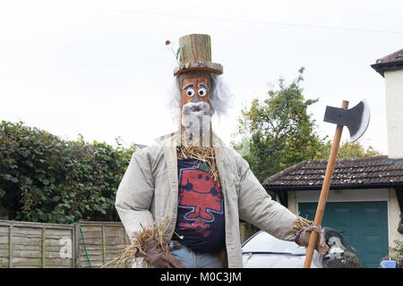 Pattingham Scarecrow Festival 2017 Stockfoto