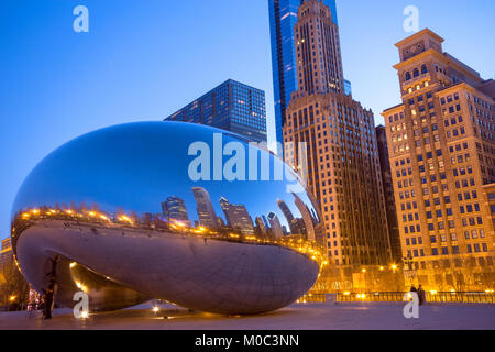 Die Bohne, Chicago Stockfoto