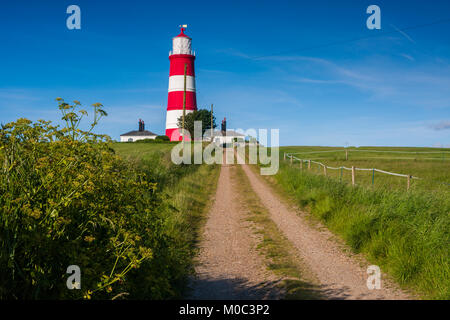 Happisburgh Leuchtturm, Norfolk Stockfoto