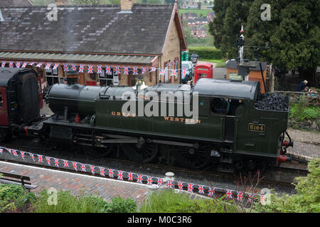 Die Severn Valley Railway, Worcestershire Stockfoto