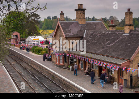 Arley Station, Severn Valley Railway Stockfoto