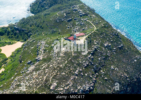 Luftaufnahme von barrenjoey Landspitze im Palm Beach auf Sydneys Northern Beaches - New South Wales Australien Stockfoto