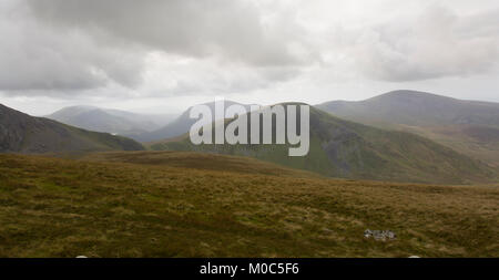Blick auf die Berge von Snowdonia Wales Snowdonia National Park Stockfoto