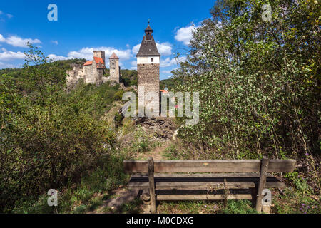 Burg Hardegg, Thayatal Nationalpark, Österreich Stockfoto