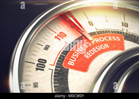 Business Process Redesign. 3D. Stockfoto