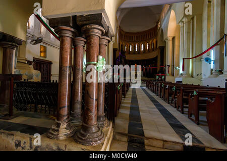 STONE Town, Sansibar - Januar 9, 2015: das Innere der Christ Church Cathedral Stockfoto