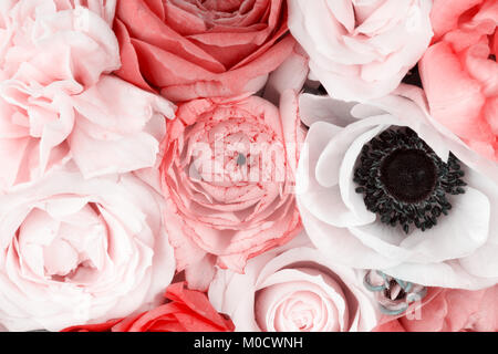 Erstaunlich bunten Blumenstrauß hautnah Stockfoto