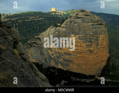 Salto de Roldan, Sierra de Guara, Huesca, Aragón, Spanien, Europa Stockfoto