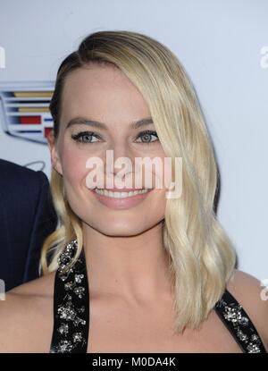 Margot Robbie bei einem Auftritt in der Öffentlichkeit für die 29. jährliche Producers Guild Awards (PGAs), The Beverly Hilton Hotel, Beverly Hills, CA 20. Januar 2018. Foto von: Elizabeth Goodenough/Everett Collection Stockfoto