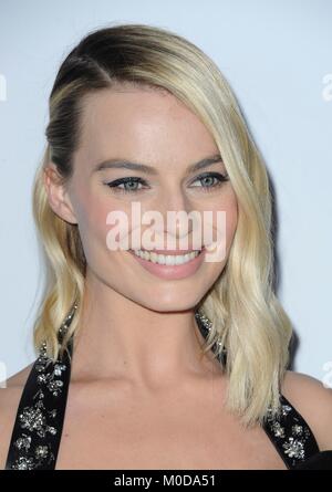 Margot Robbie bei einem Auftritt in der Öffentlichkeit für die 29. jährliche Producers Guild Awards (PGAs), The Beverly Hilton Hotel, Beverly Hills, CA 20. Januar 2018. Foto von: Elizabeth Goodenough/Everett Collection Stockfoto