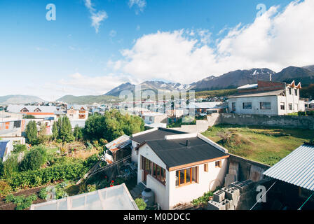 Südlichste Stadt der Welt, Ushuaia, Argentinien, Südamerika Stockfoto