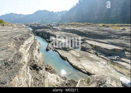 Die Schlucht von Daan Fluss, Taichung, Taiwan Stockfoto