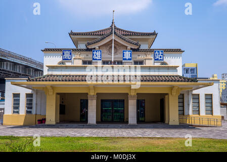 Fassade Blick von kaohsiung Station Stockfoto