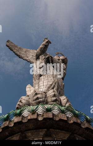 Jungfrau von Quito, Virgen de Quito, Madonna, Panecillo Hill, Quito, Ecuador Stockfoto