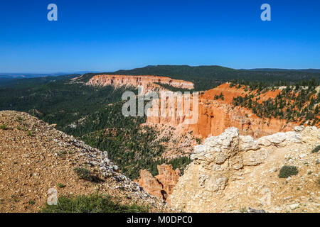 Eine Ansicht von Rainbow Point, Bristlecone Loop Trail, Bryce National Park Kanab, UT Stockfoto