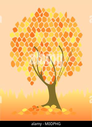 Herbst Baum Stock Vektor