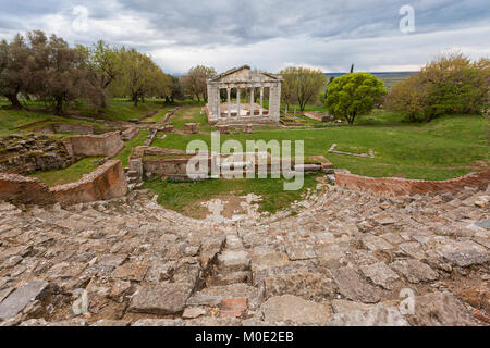 Ruinen der antiken griechischen Stadt Apollonia, Albanien Stockfoto