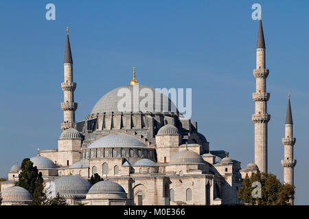 Süleymaniye-Moschee in Istanbul, Türkei. Stockfoto