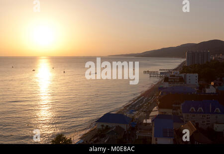 Lazarevskoe, Sotschi, die Region Krasnodar, Russland - 28. Juni 2014: Stockfoto