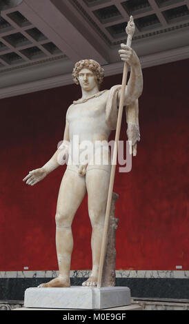 Antinous (111-130 AD). Liebling von Kaiser Hadrian. Als Dionysos, 130-138 AD vertreten. Marmor Stockfoto