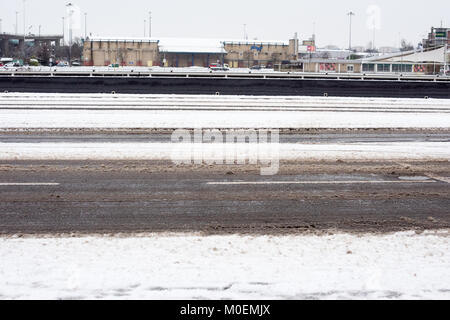 Glasgow, UK. 21 Jan, 2018. Die broomielaw Straße im Stadtzentrum von Glasgow Credit: Tony Clerkson/Alamy leben Nachrichten Stockfoto